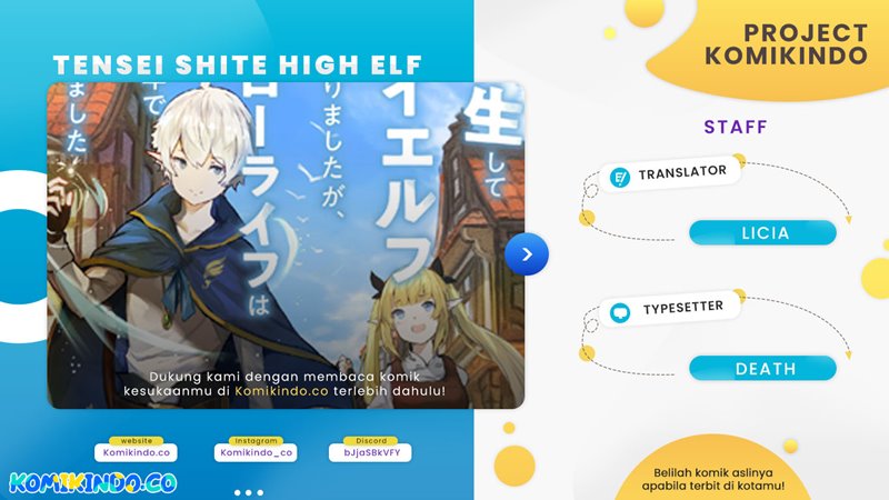 Komik Tensei Shite High Elf ni Narimashitaga, Slow Life wa 120-nen de Akimashita Chapter 08 gambar 1