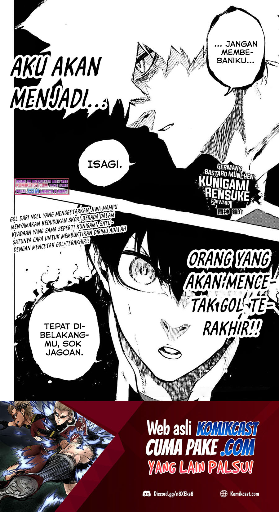 Blue Lock Chapter 165 - Halaman 19