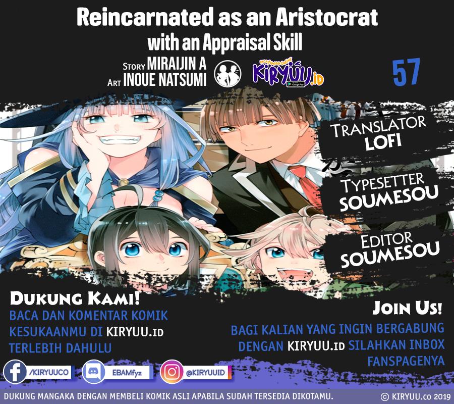 Reincarnated as an Aristocrat with an Appraisal Skill Chapter 57 - Halaman 2