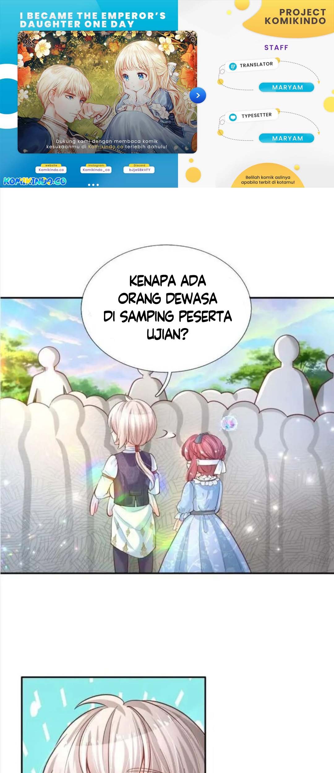 Komik I Became The Emperor’s Daughter One Day Chapter 172 gambar 1