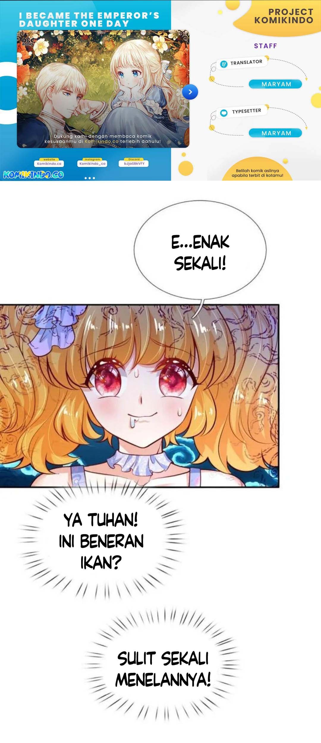 Komik I Became The Emperor’s Daughter One Day Chapter 171 gambar 1