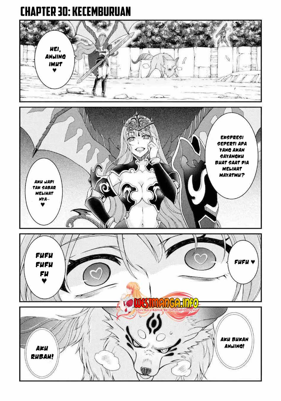 Manga Shikkoku tsukai no saikyo yusha nakama zen’in ni uragira retanode saikyo no mamono Chapter 30 gambar 2