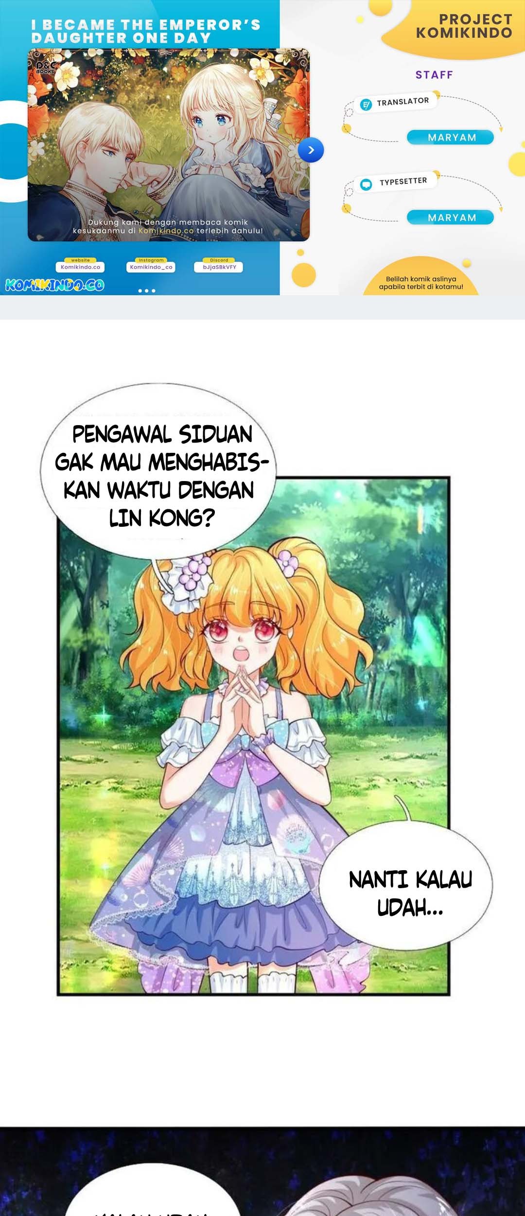 Komik I Became The Emperor’s Daughter One Day Chapter 176 gambar 1