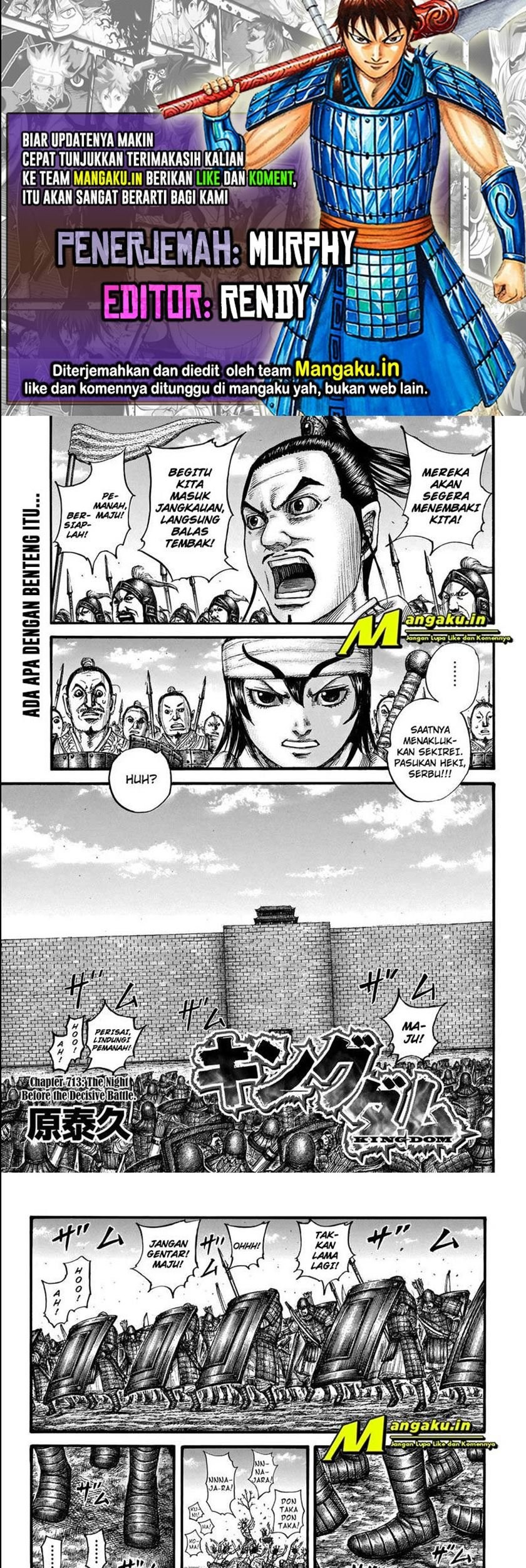 Komik Kingdom Chapter 713 gambar 1