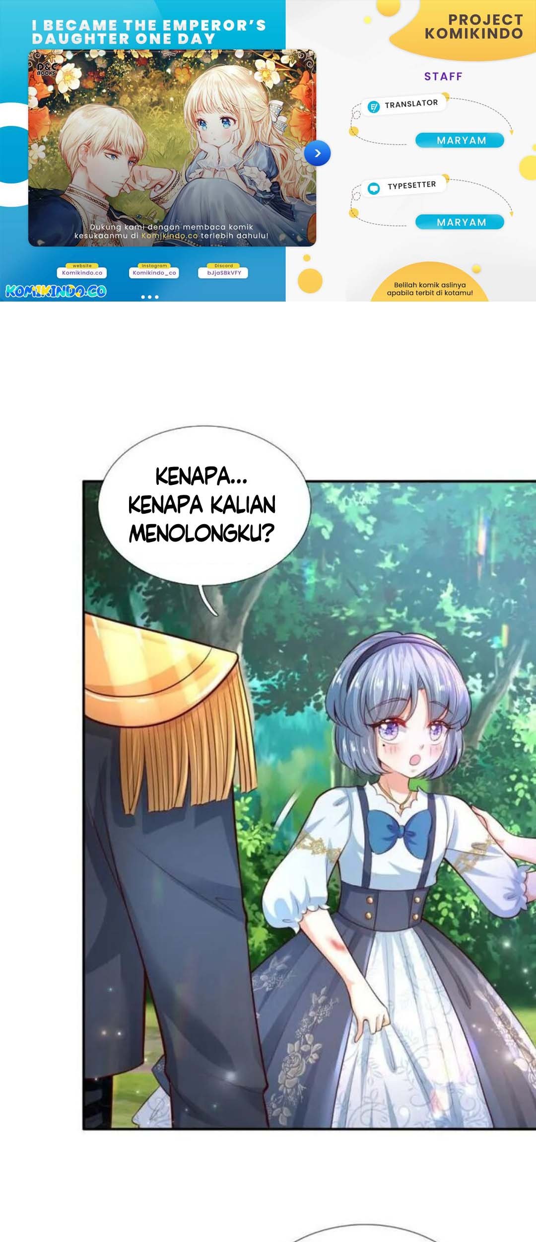 Komik I Became The Emperor’s Daughter One Day Chapter 185 gambar 1