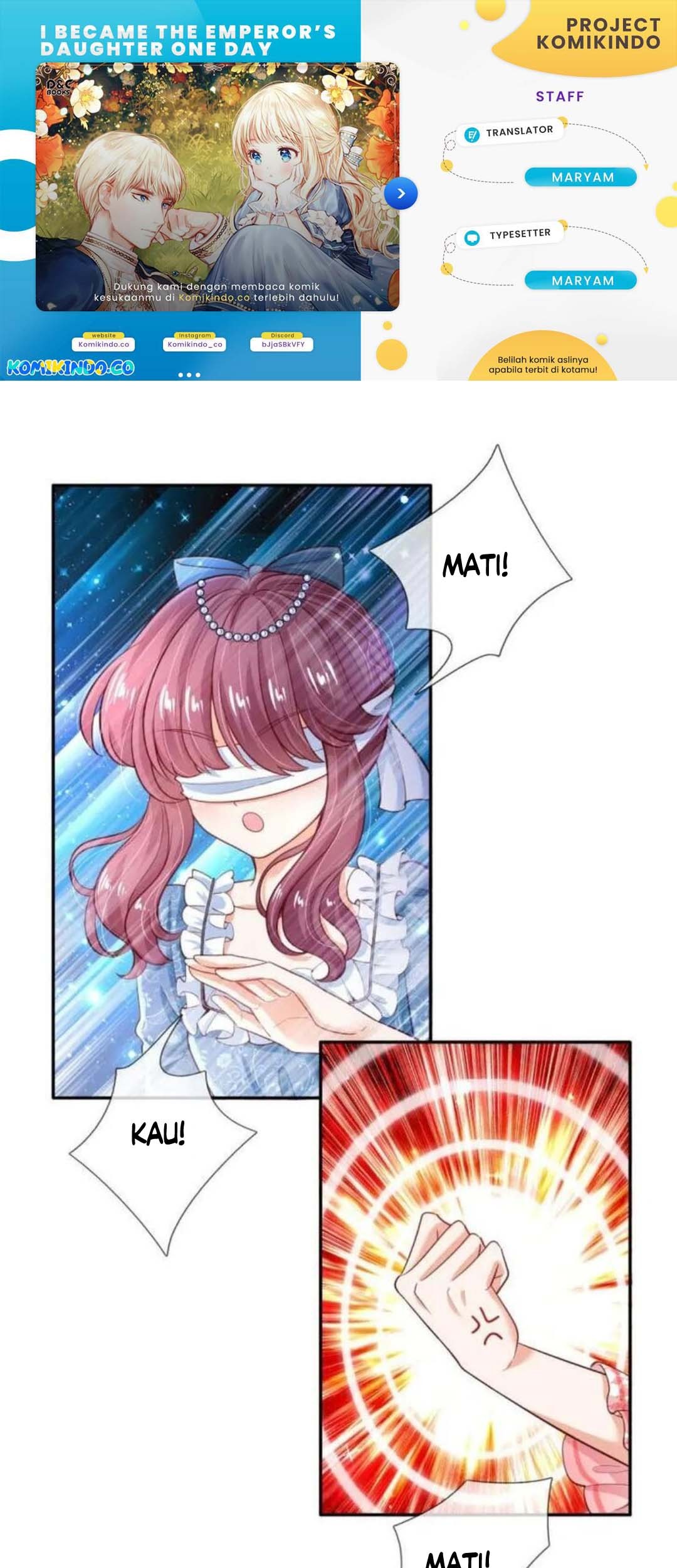 Komik I Became The Emperor’s Daughter One Day Chapter 188 gambar 1