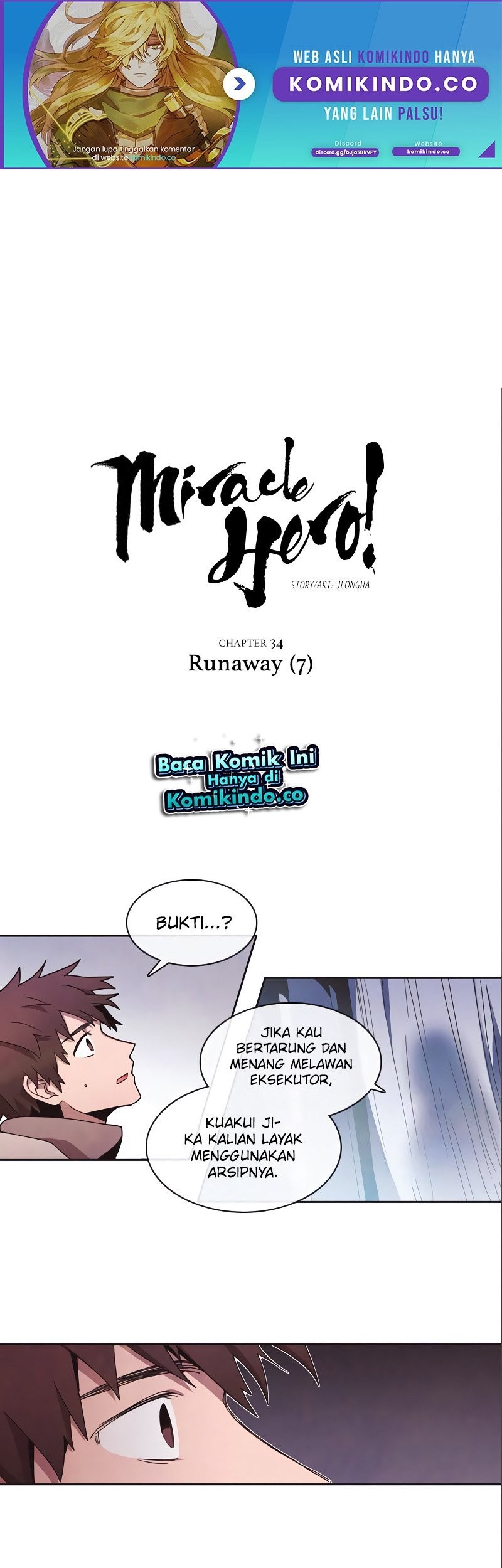 Manhwa Miracle Hero! Chapter 34 gambar 2