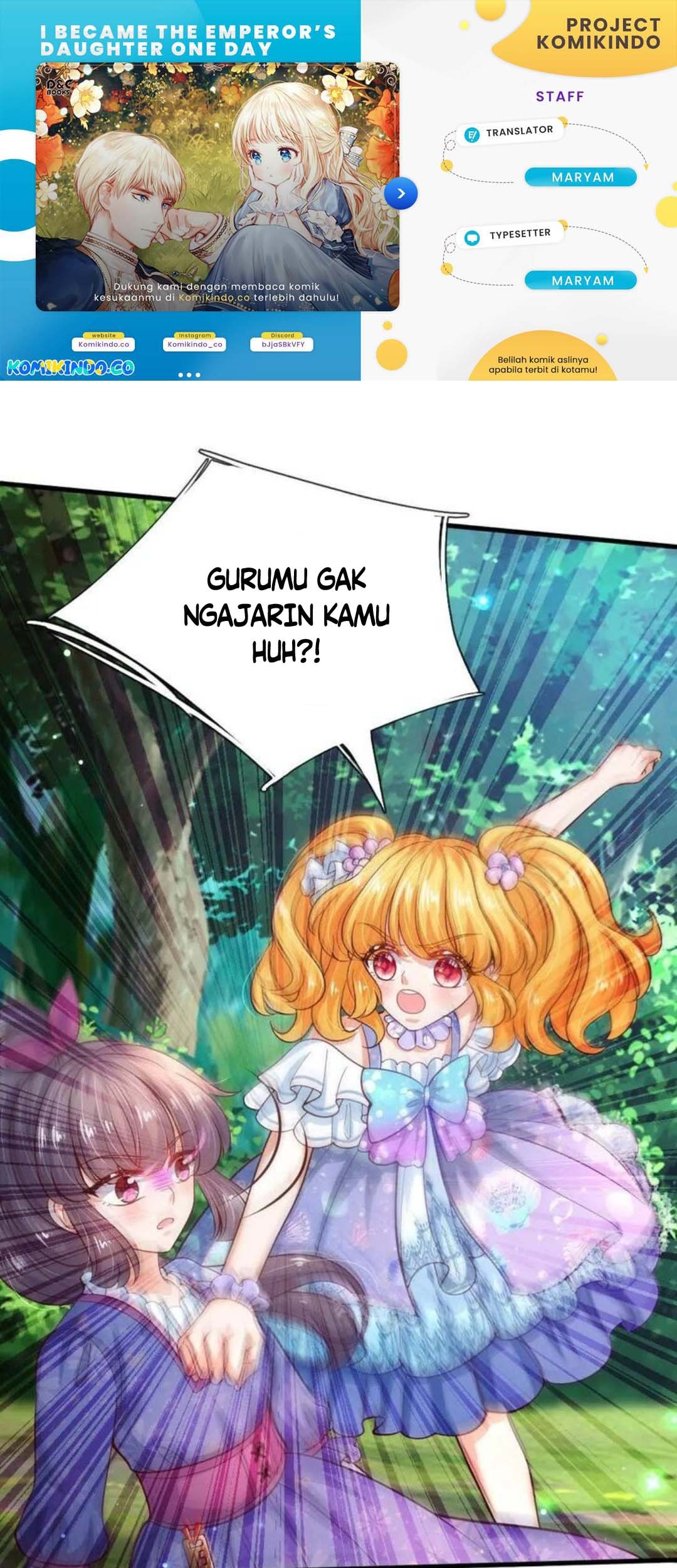 Komik I Became The Emperor’s Daughter One Day Chapter 193 gambar 1