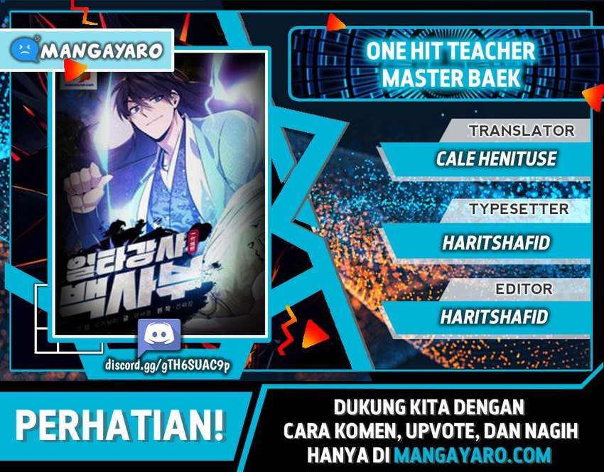 Komik Number One Star Instructor Master Baek Chapter 28.1 gambar 1