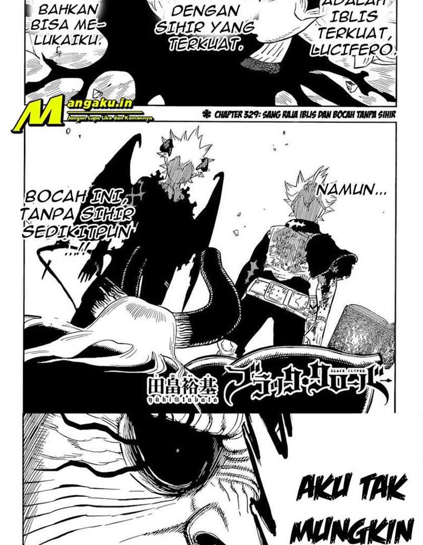 Black Clover Chapter 329 - Halaman 2