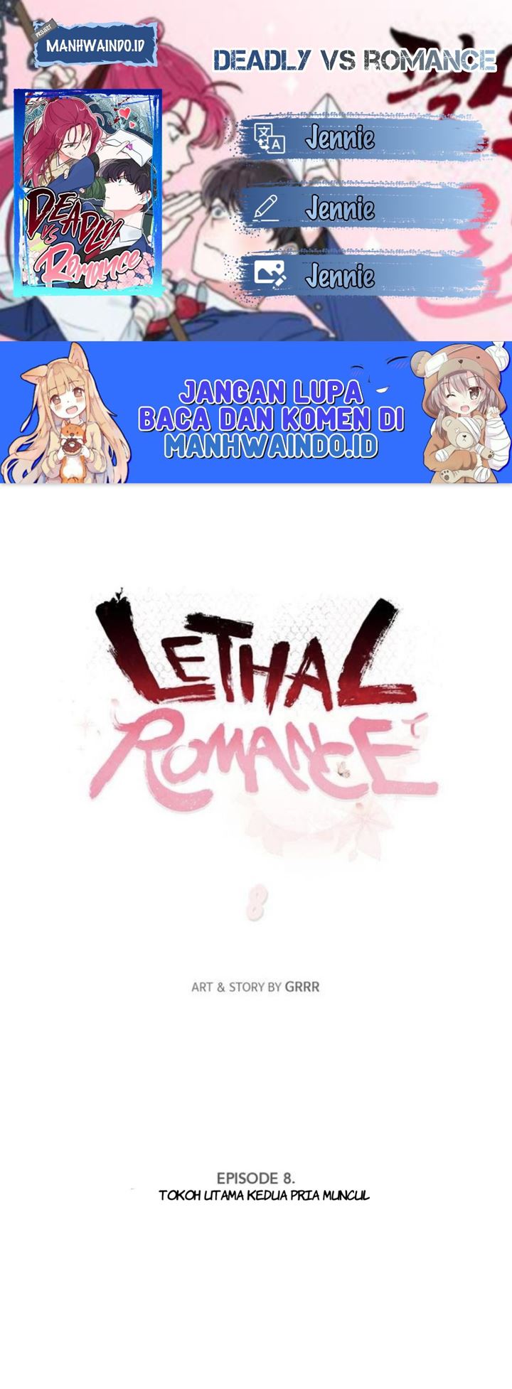 Komik Deadly VS Romance (Lethal Romance) Chapter 08 gambar 1