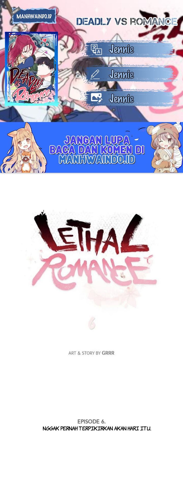Komik Deadly VS Romance (Lethal Romance) Chapter 06 gambar 1