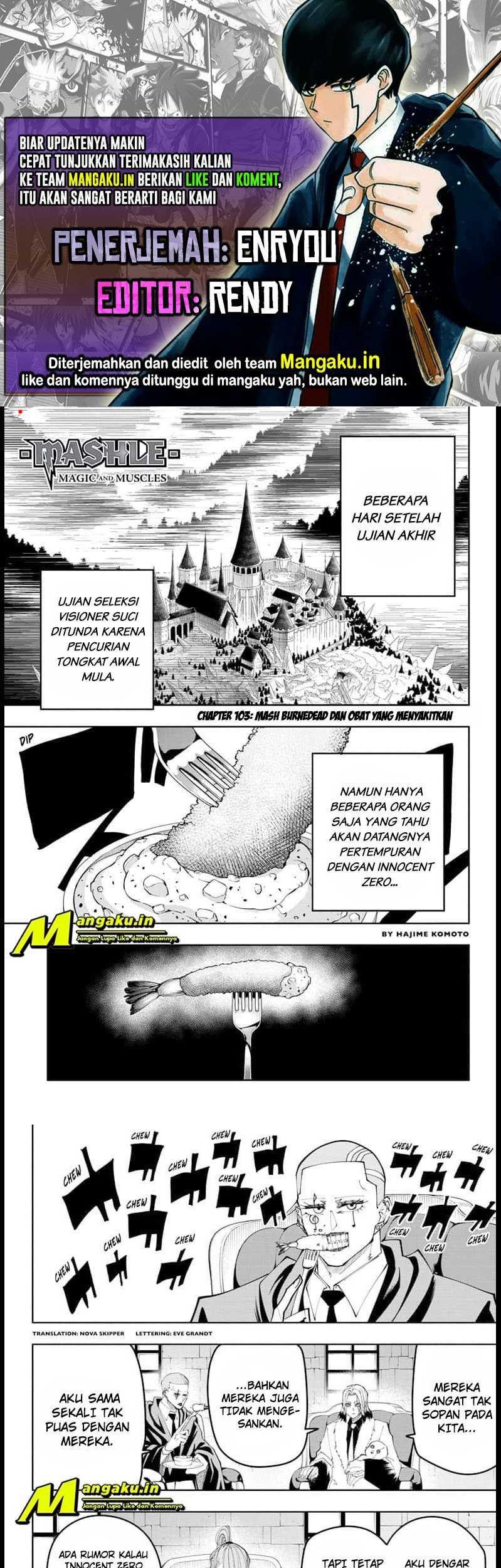Komik Mashle: Magic and Muscles Chapter 103 gambar 1