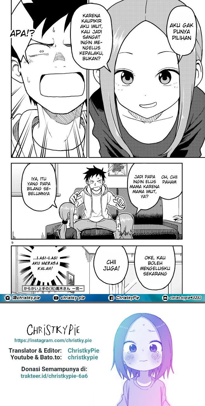 Karakai Jouzu no (Moto) Takagi-san Chapter 112.5 - Halaman 9