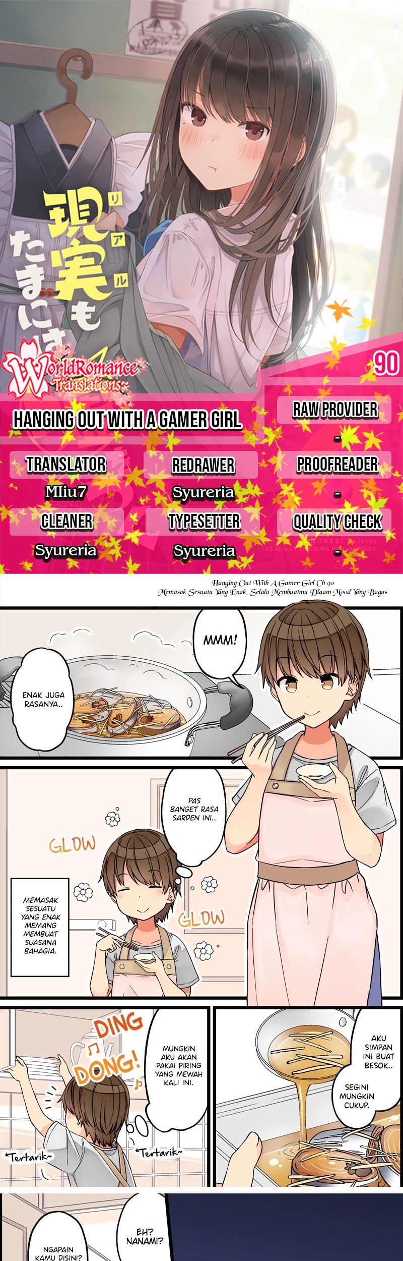 Komik Hanging Out with a Gamer Girl Chapter 90 gambar 1