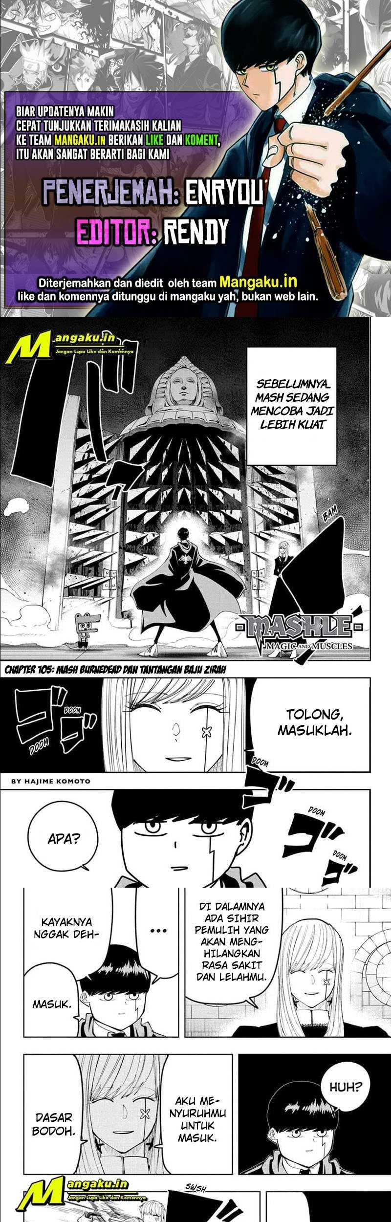 Komik Mashle: Magic and Muscles Chapter 105 gambar 1