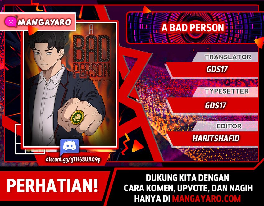 Komik A Bad Person Chapter 33.1 gambar 1