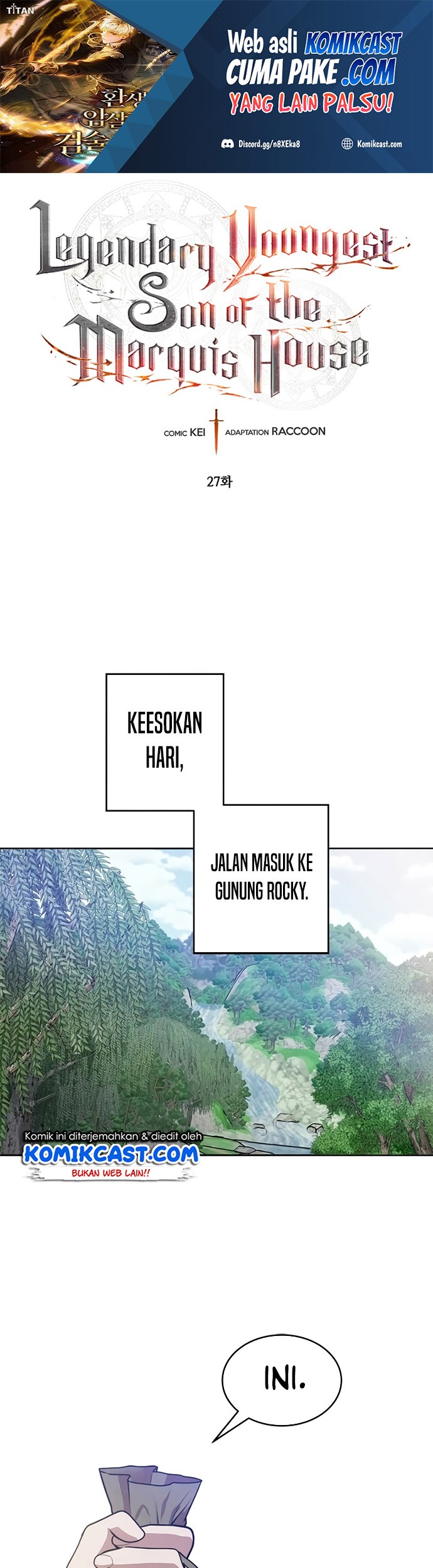 Manhwa Legendary Youngest Son of the Marquis House Chapter 27 gambar 2