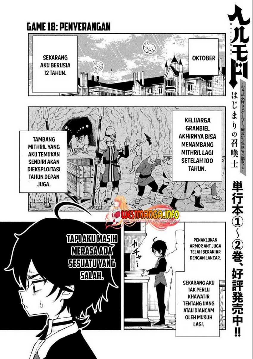 Manga Hell Mode: Yarikomi Suki no Gamer wa Hai Settei no Isekai de Musou Suru Chapter 18 gambar 2