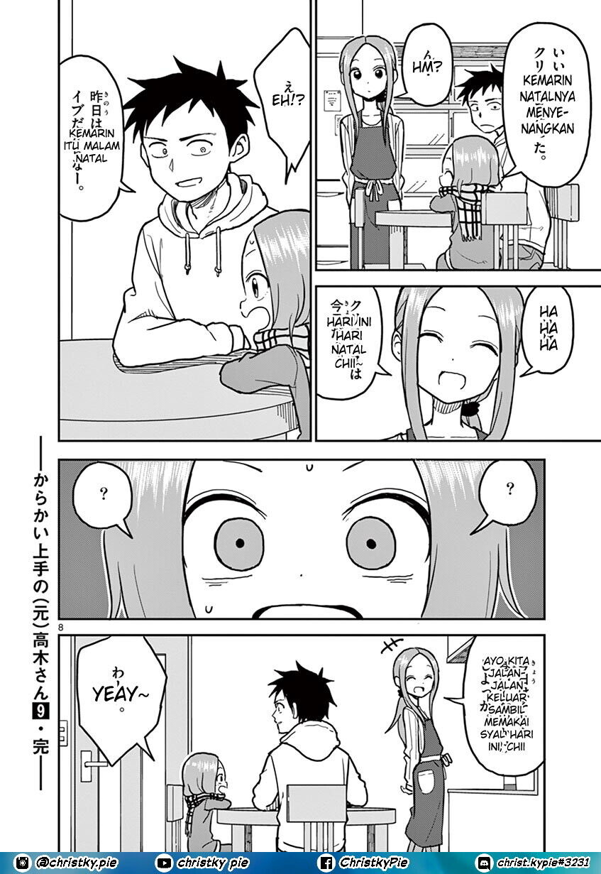 Karakai Jouzu no (Moto) Takagi-san Chapter 117 - Halaman 8