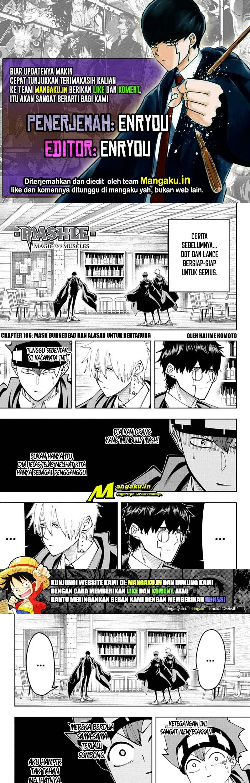 Komik Mashle: Magic and Muscles Chapter 106 gambar 1