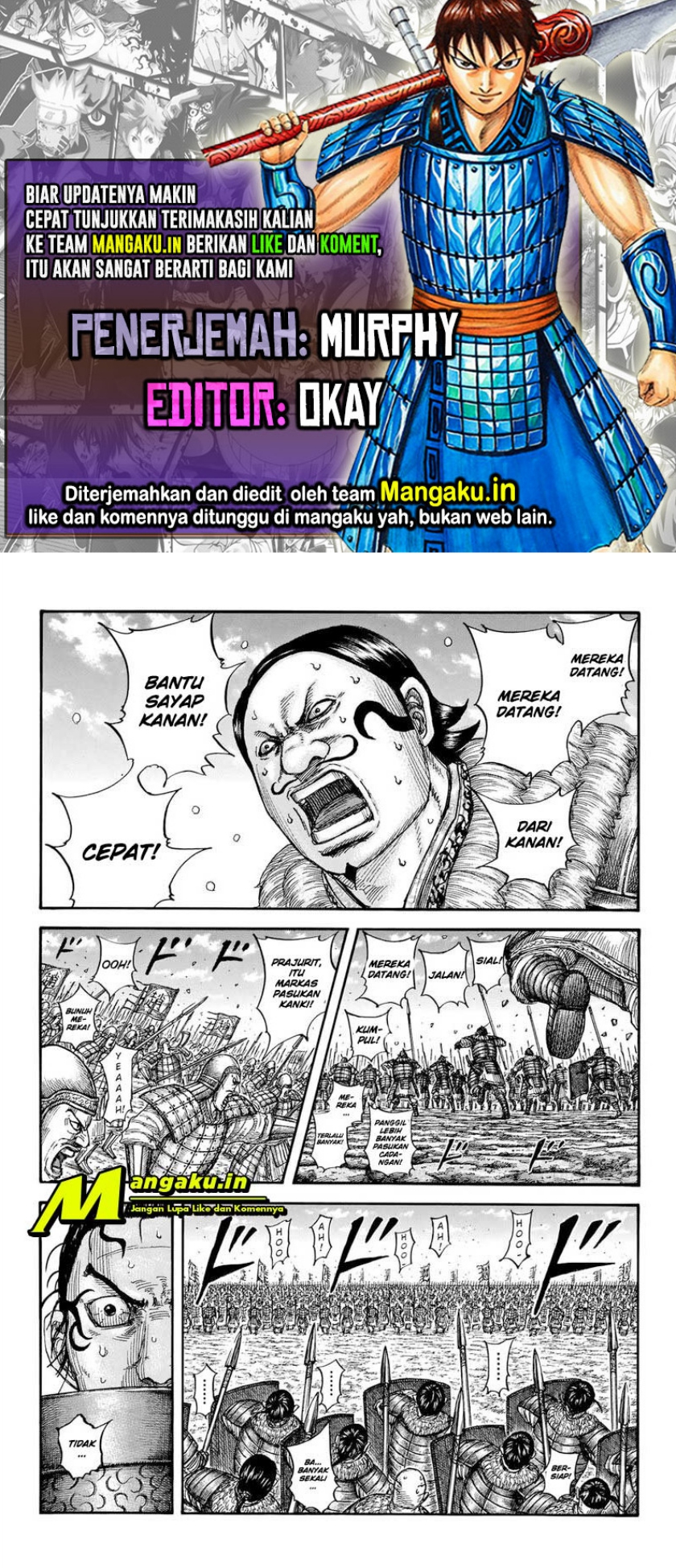 Komik Kingdom Chapter 718 gambar 1
