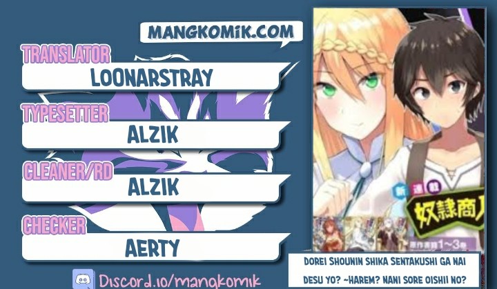 Komik Dorei Shounin shika Sentakushi ga nai desu yo? ~Harem? Nani sore oishii no?~ Chapter 32.1 gambar 1