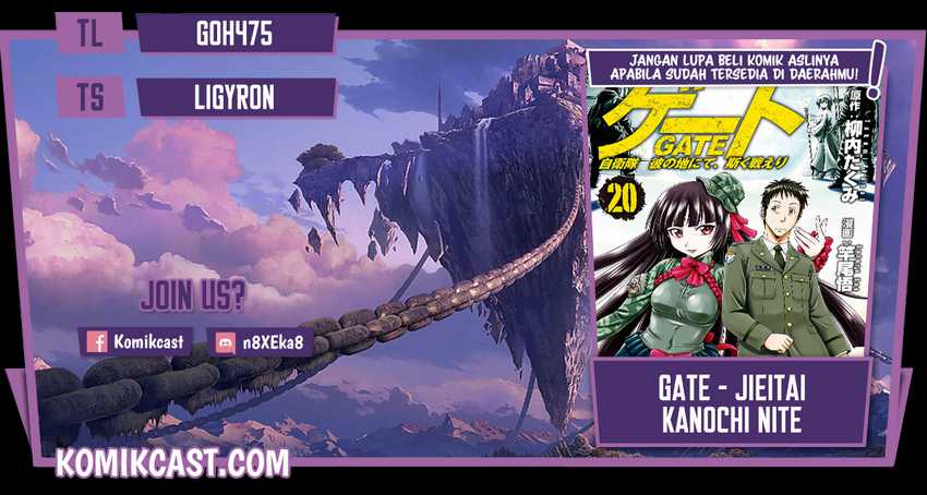 Komik Gate – Jietai Kare no Chi nite Kaku Tatakeri Chapter 112 gambar 1