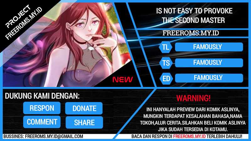 Komik Is Not Easy To Provoke The Second Master Chapter 25 gambar 1