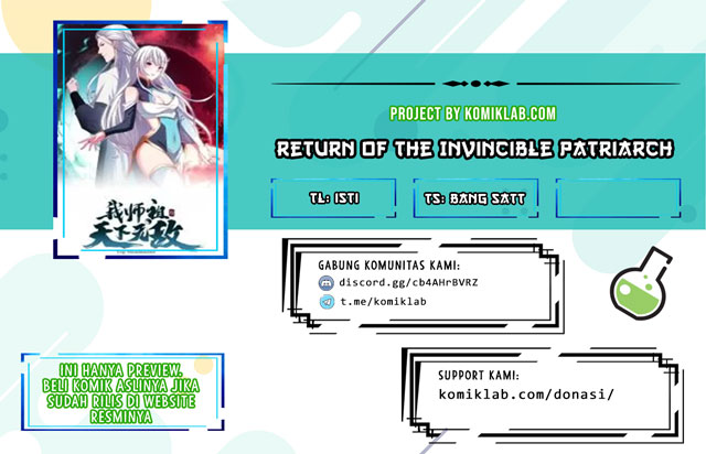 Komik Return of the Invincible Patriarch Chapter 08 gambar 1