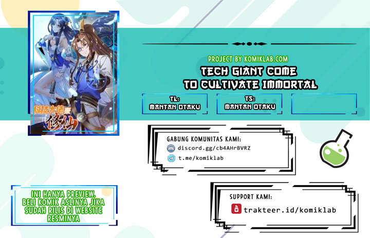 Komik Tech Giant Come to Cultivate Immortal Chapter 04 gambar 1