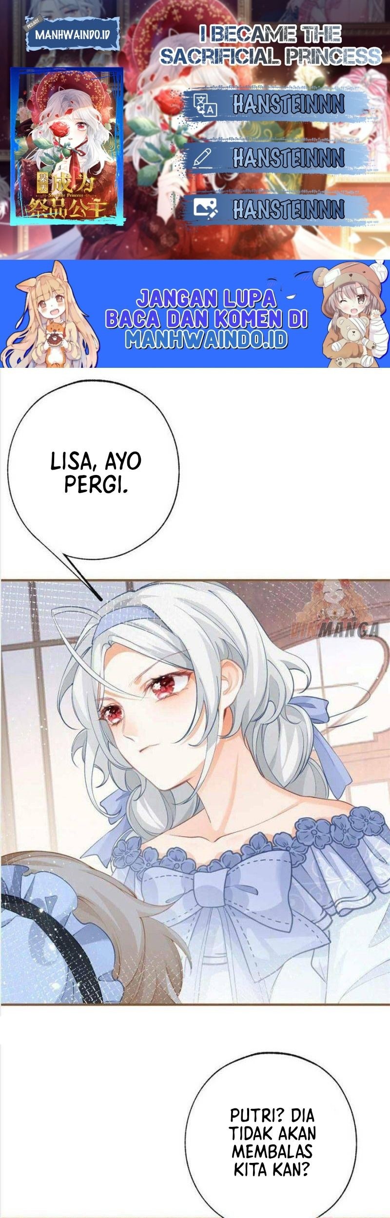 Komik I Became the Sacrificial Princess Chapter 24 gambar 1