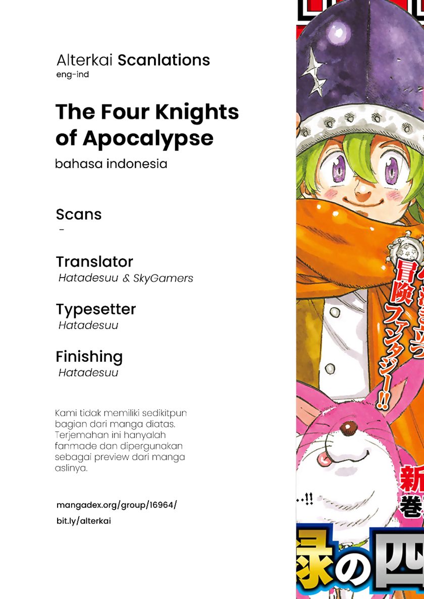 Komik Mokushiroku no Yonkishi Chapter 04 gambar 1