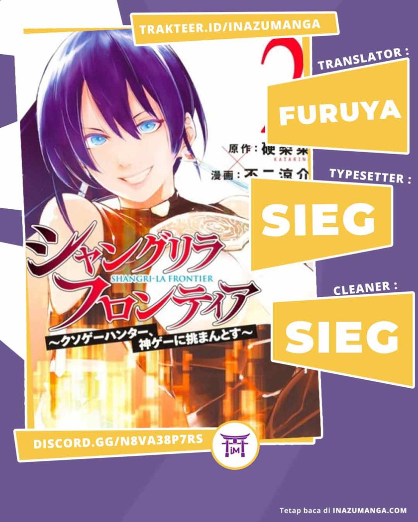 Komik Shangri-La Frontier ~ Kusoge Hunter, Kamige ni Idoman to su~ Chapter 17 gambar 1