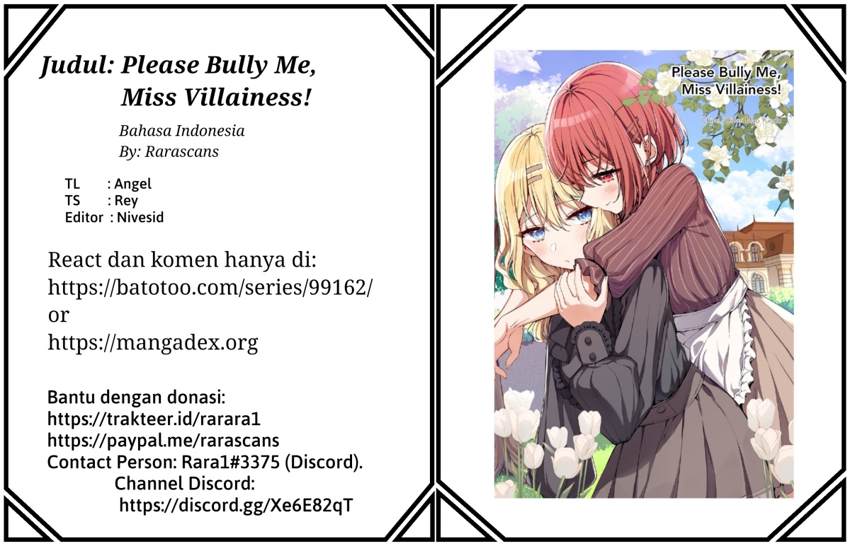 Komik Please Bully Me, Miss Villainess! Chapter 05 gambar 1