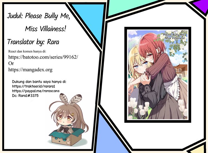 Komik Please Bully Me, Miss Villainess! Chapter 04 gambar 1