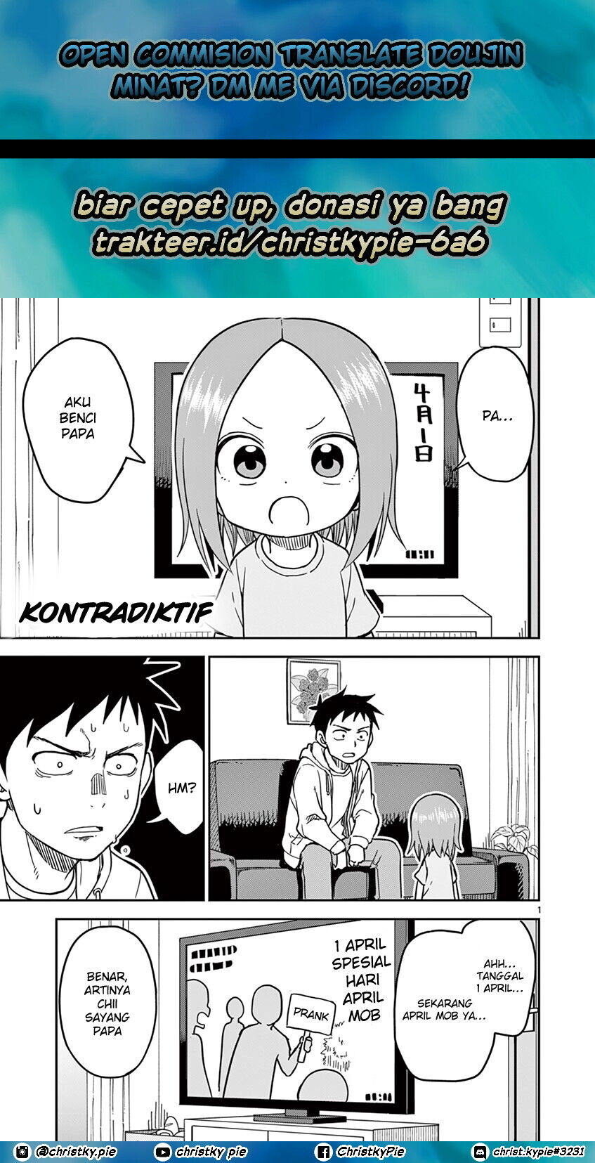 Karakai Jouzu no (Moto) Takagi-san Chapter 130 - Halaman 5