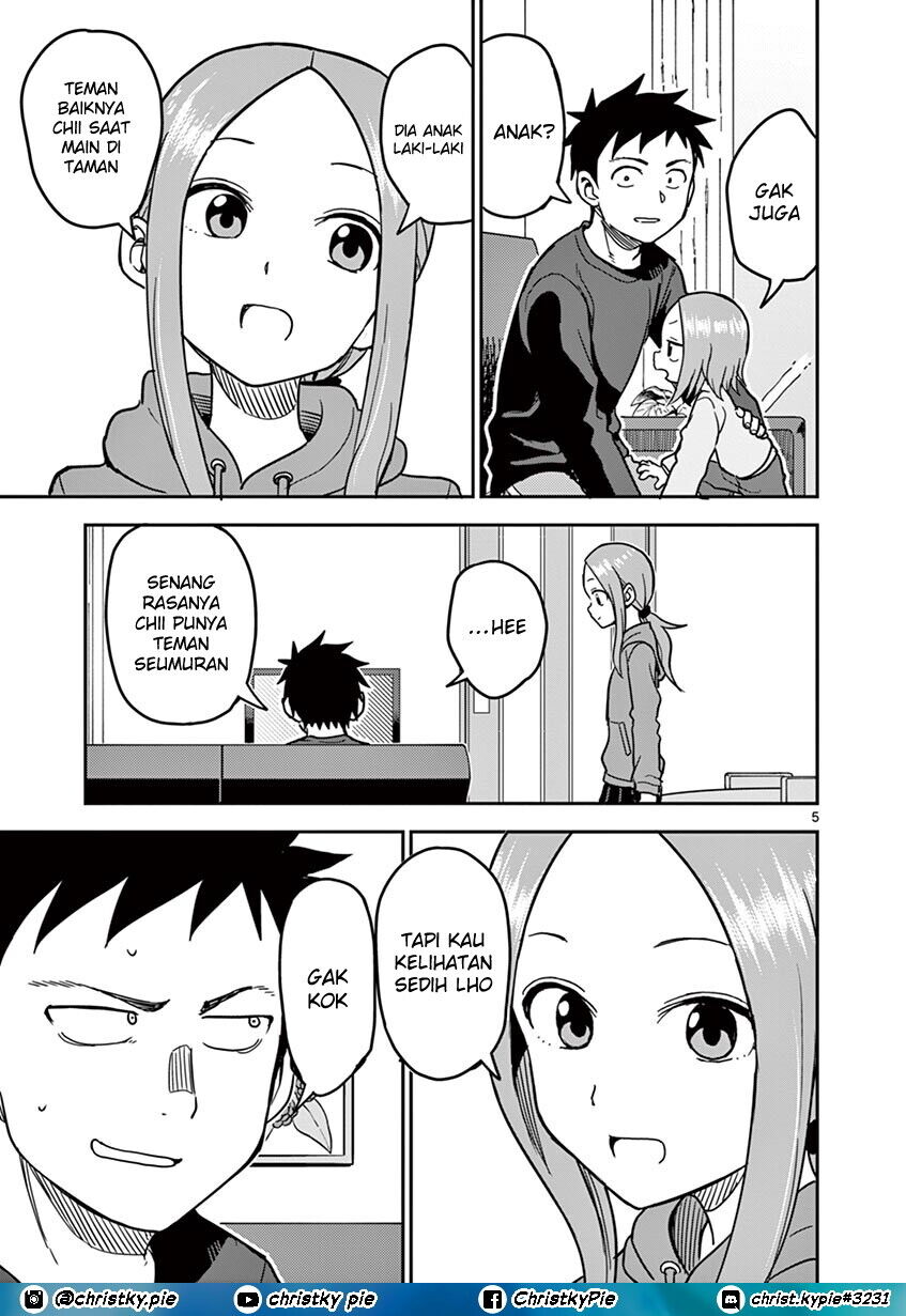 Karakai Jouzu no (Moto) Takagi-san Chapter 128 - Halaman 5