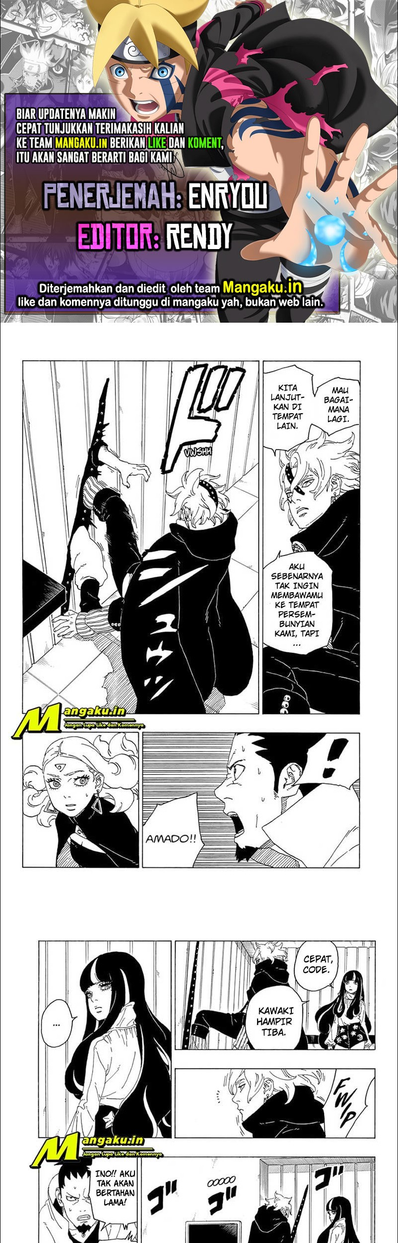 Komik Boruto Chapter 70.2 gambar 1