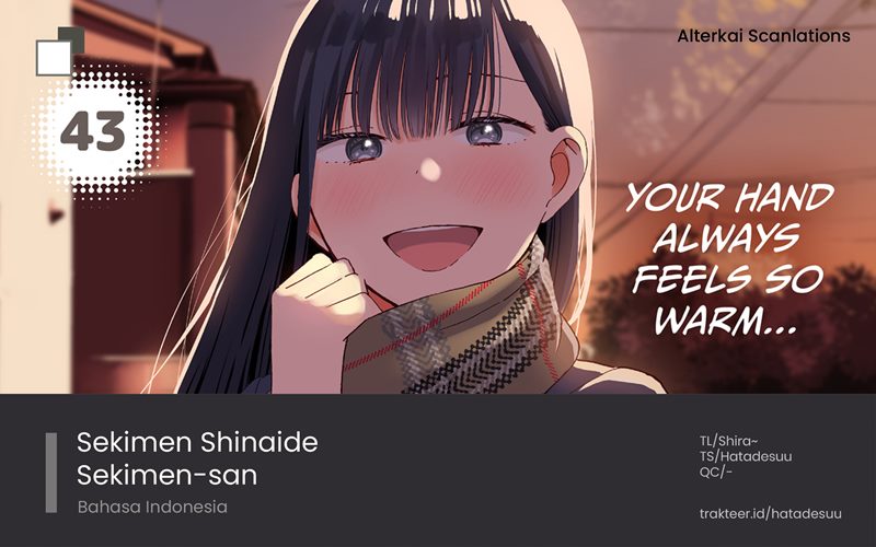 Komik Sekimen Shinaide Sekime-san (Serialization) Chapter 43 gambar 1