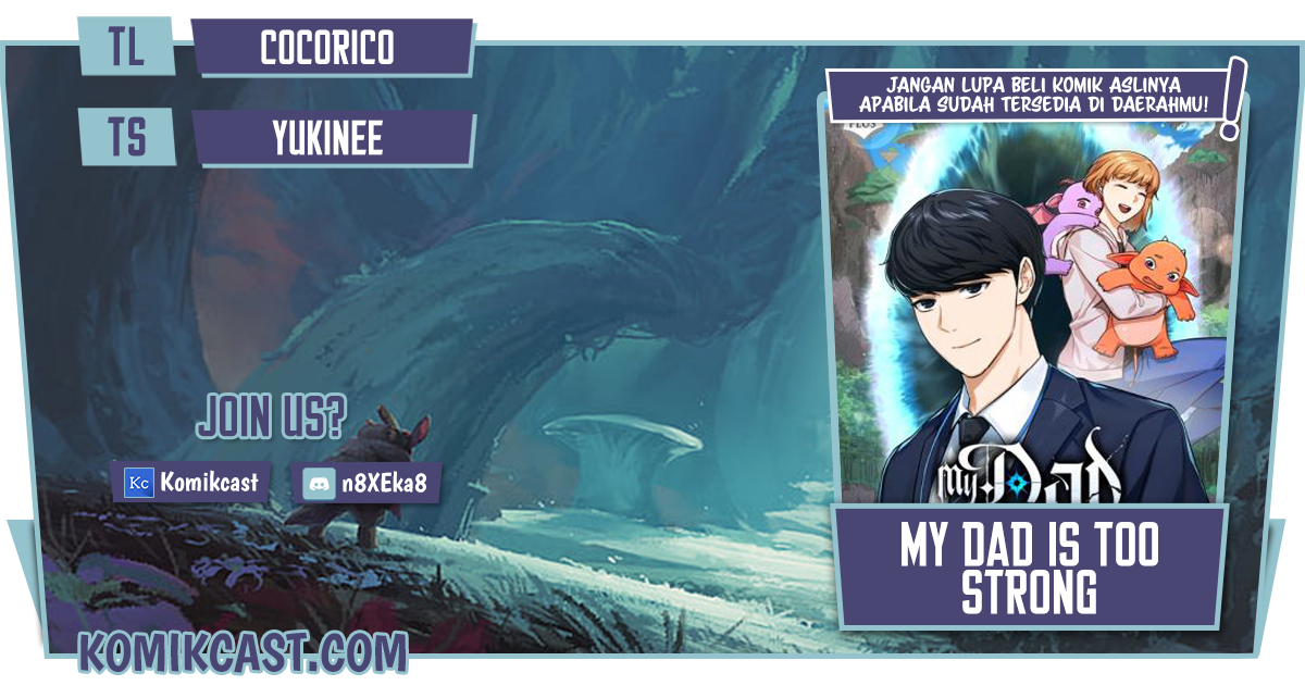 Komik My Dad Is Too Strong Chapter 82 gambar 1