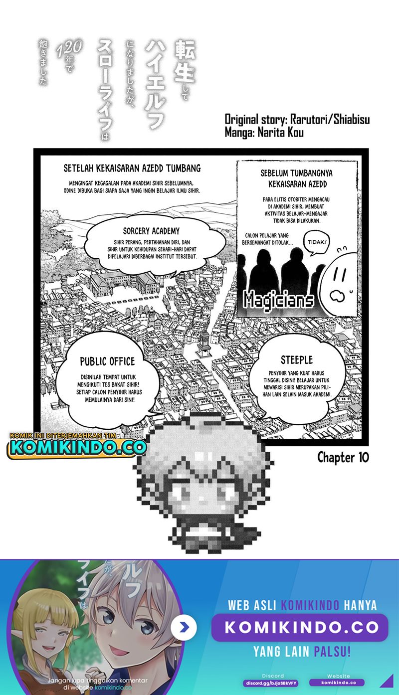 Manga Tensei Shite High Elf ni Narimashitaga, Slow Life wa 120-nen de Akimashita Chapter 10 gambar 2