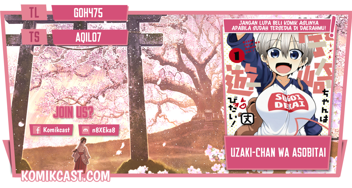 Komik Uzaki-chan wa Asobitai! Chapter 80.1 gambar 1