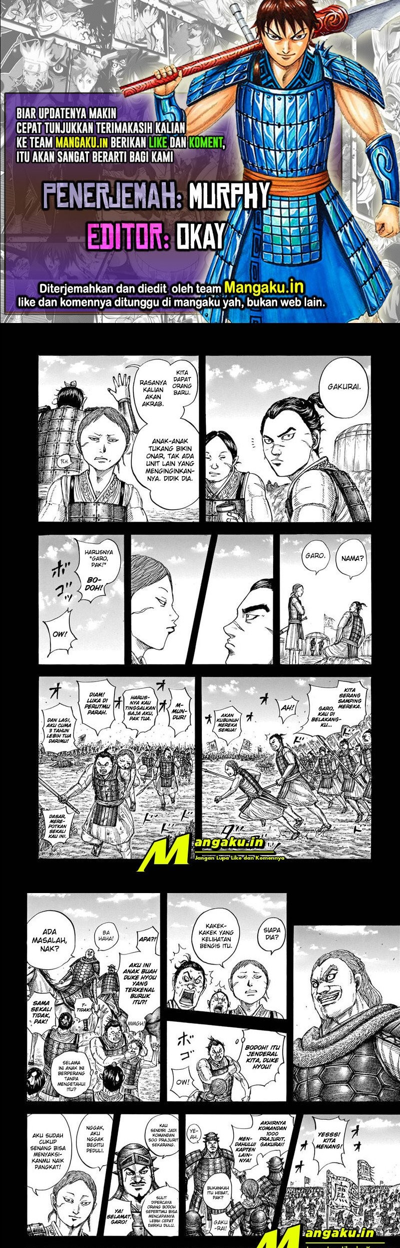 Komik Kingdom Chapter 720 gambar 1