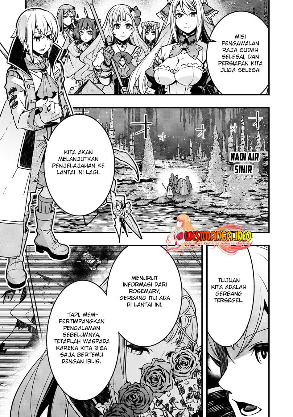 Manga Kyoukai Meikyuu to Ikai no Majutsushi Chapter 46 gambar 2