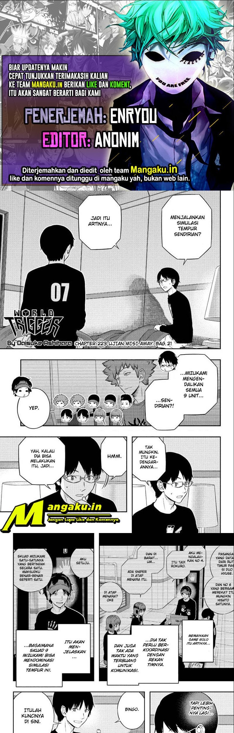 Komik World Trigger Chapter 223 gambar 1