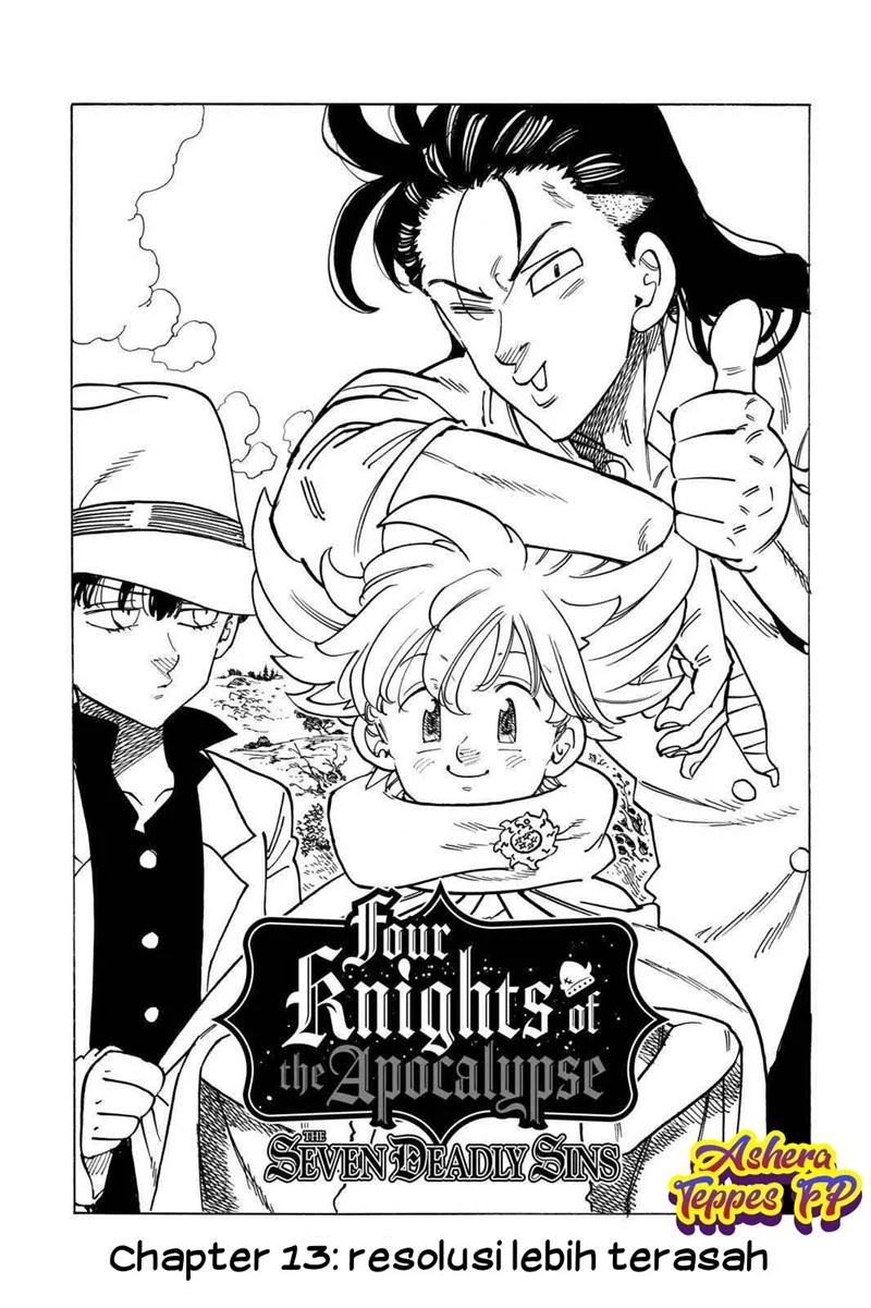 Komik Mokushiroku no Yonkishi Chapter 13 gambar 1