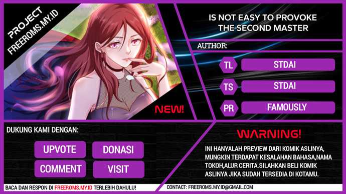 Komik Is Not Easy To Provoke The Second Master Chapter 26 gambar 1