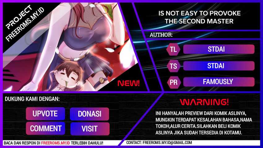 Komik Is Not Easy To Provoke The Second Master Chapter 27 gambar 1