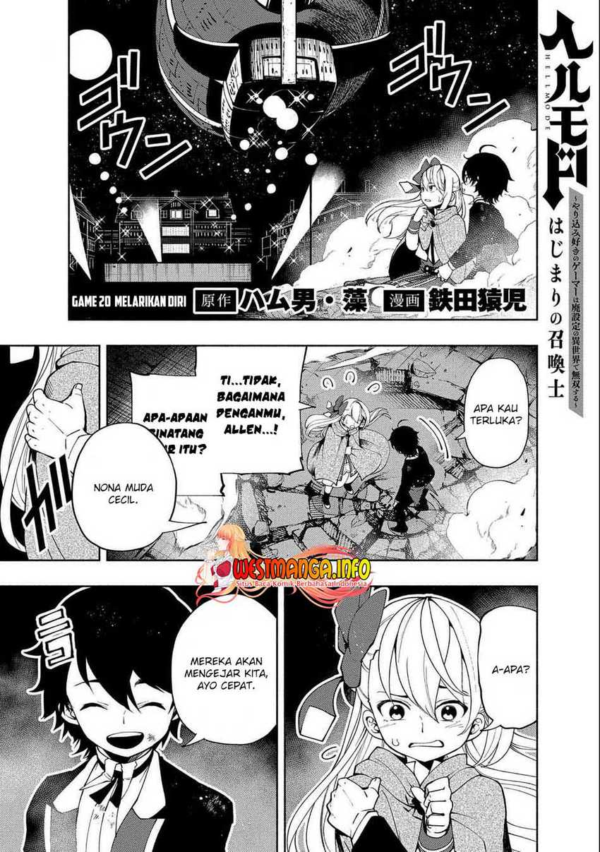 Manga Hell Mode: Yarikomi Suki no Gamer wa Hai Settei no Isekai de Musou Suru Chapter 20 gambar 2